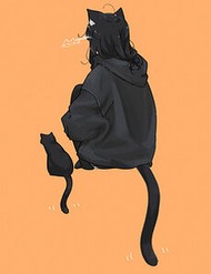 Câu Chuyện Về Con Mèo Đen Tự Nhiên Biến Thành Người. đọc online